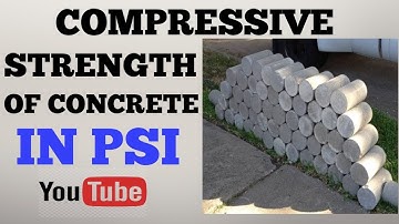 HOW TO CALCULATE COMPRESSIVE STRENGTH OF CONCRETE IN PSI | CONVERT CONCRETE STRENGTH FROM KN TO PSI