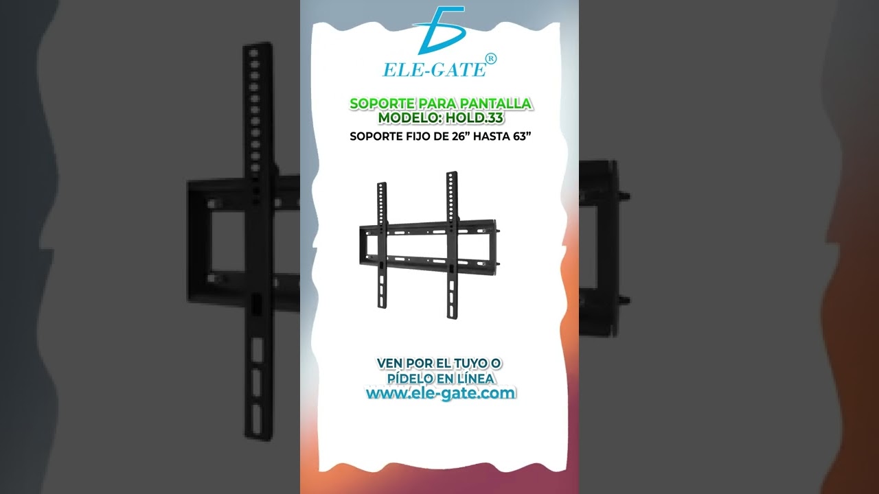 Soporte móvil para TV Pantalla Monitor 26 a 55 Pulgadas Ele-Gate HOLD34