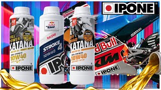 Motorcycle Oil IPONE KATANA VS IPONE STROKE4 RACING [Review and Comparison]
