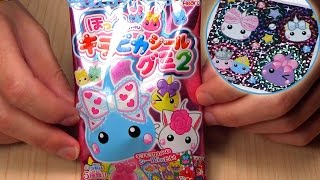 Heart Hoppe-chan KiraPika Seal Gummy 2　ハート　ほっぺちゃん　キラピカシールグミ2