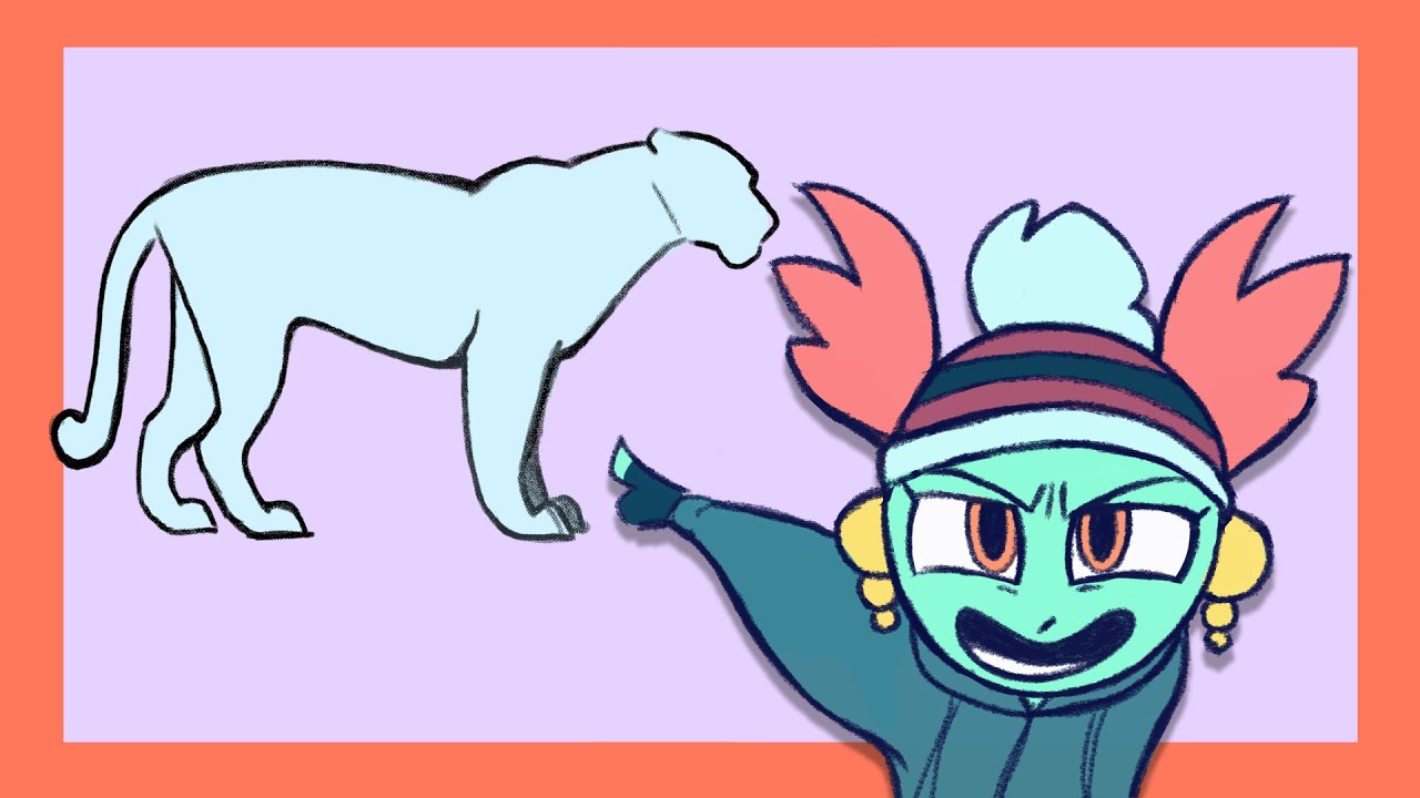 How to draw big cats!