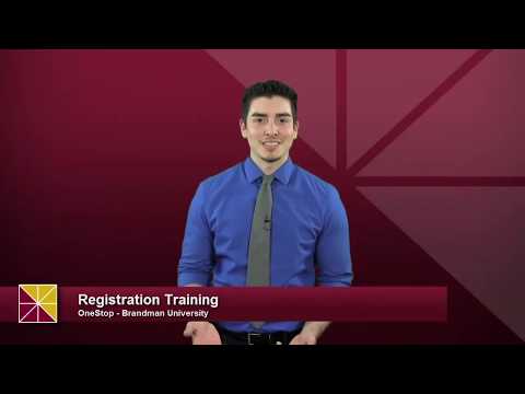 Brandman University Online Registration Training