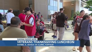 Veterans share food, fellowship and gratitude at Thanksgiving luncheon