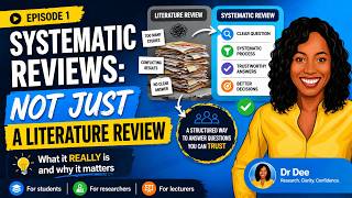Difference between systematic review& literature review | how to do a systematic review prisma I Ep1