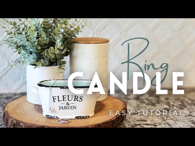 Make Your Own Jewelry Candle Tutorial | Easy Candle Gift Idea