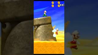 Explorando Dunas Pasteleras-1 en Mario U Deluxe