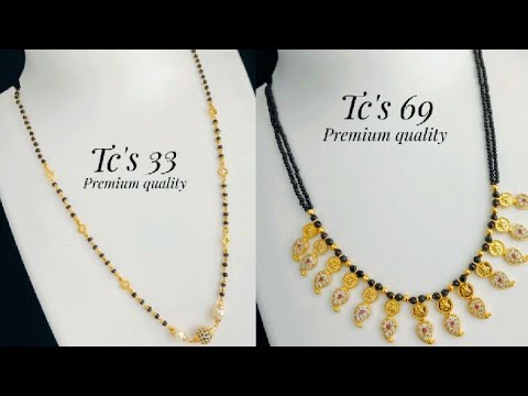 Nallapusalu latest designs 2020 gold Clearance