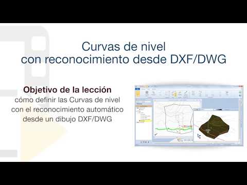 Edificius Tutorial - Contour lines with recognition from DXF/DWG - ACCA software