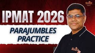 Struggling with Parajumbles? 😵 IPMAT 2026 Live Practice + Tricks (VA Boost)