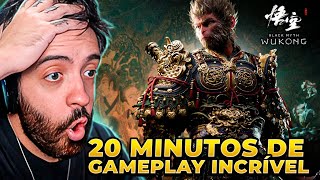 BLACK MYTH WUKONG - 20 MINUTOS DE GAMEPLAY INCRÍVEL!