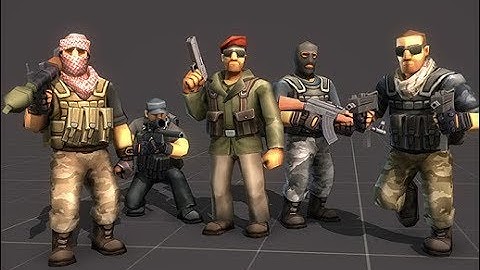 Toon Soldiers   Militia - Unity Character Download
