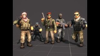 Toon Soldiers   Militia - Unity Character Download