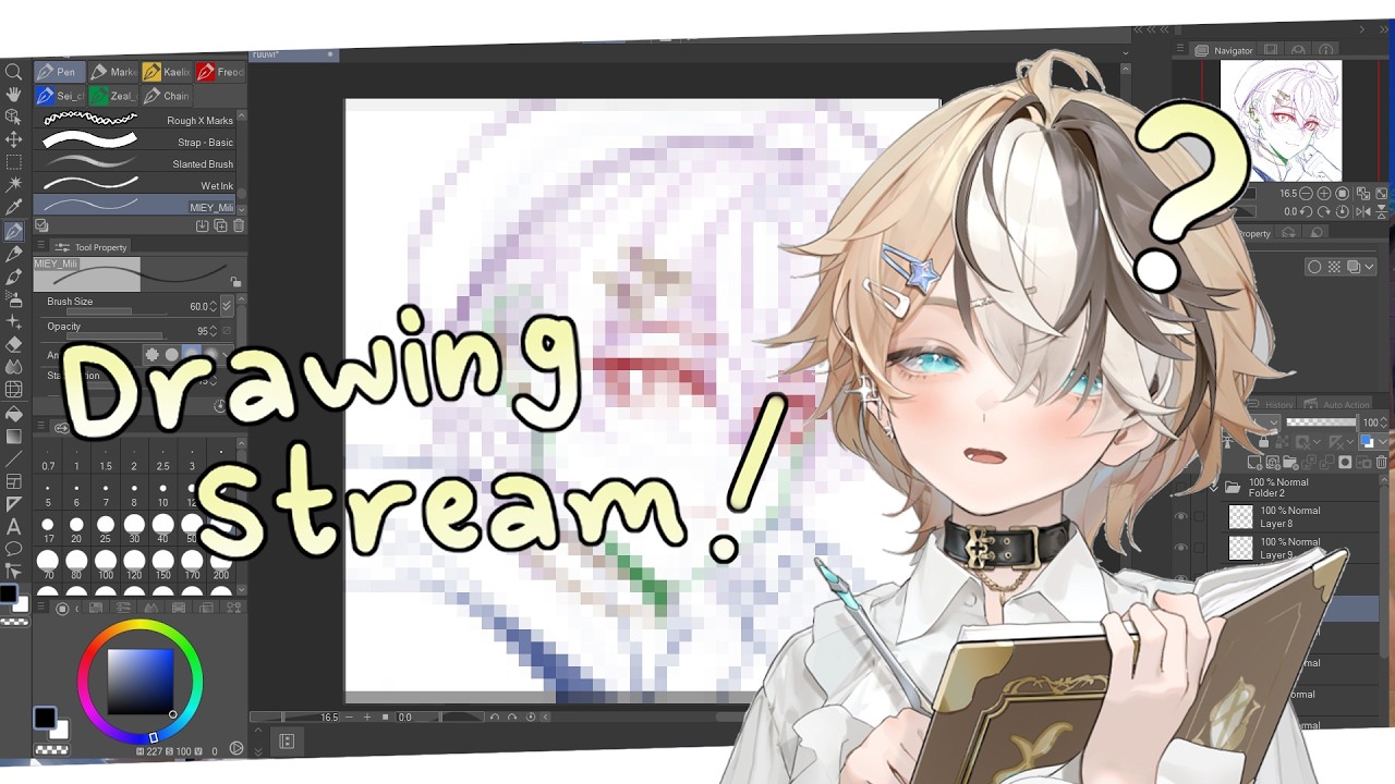 【VOD】[ID/EN] drawing and chill【Drawing Stream】