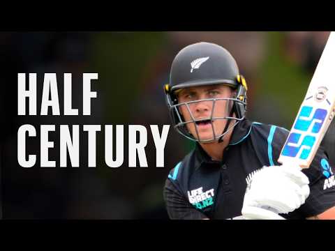 Finn Allen Hits Half Century Against India