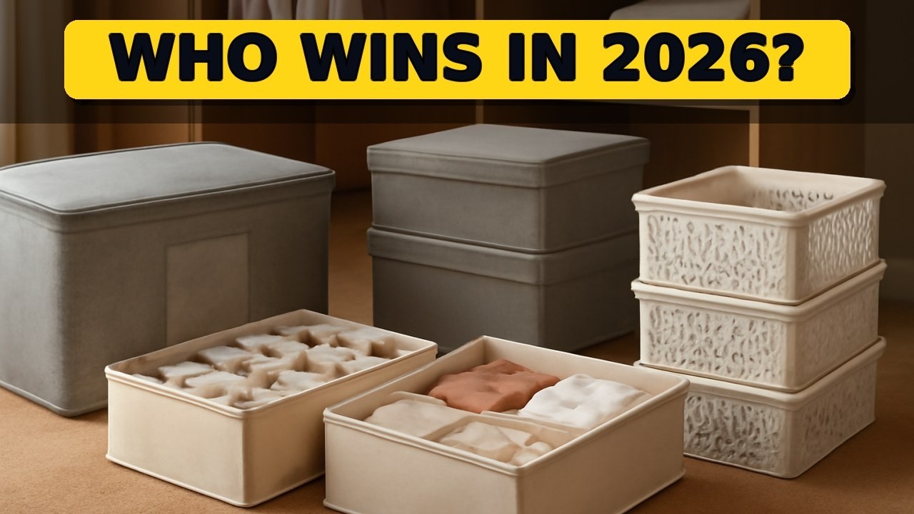 Top 5 Best Wardrobe Organizer Storage Boxes 2026 - Maximize Your Space Efficiently