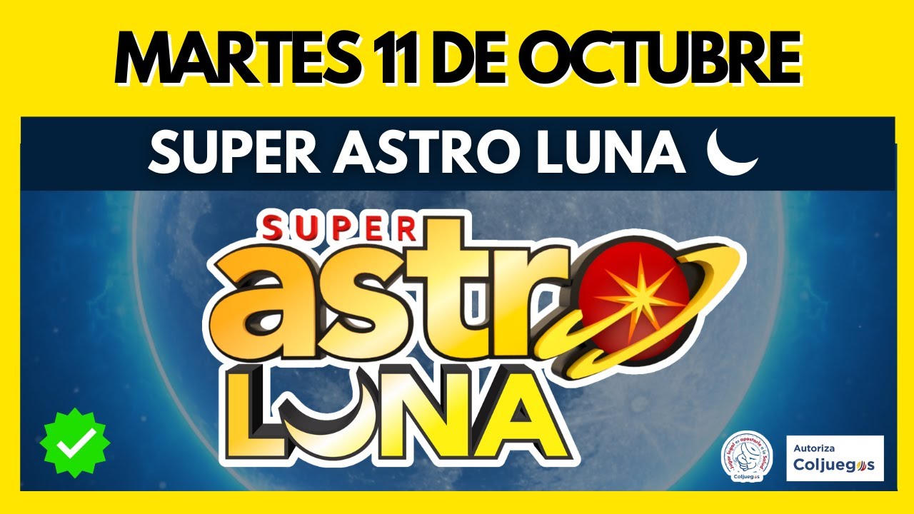 🌙 Resultado del ASTRO LUNA del MARTES 11 de OCTUBRE de 2022 | SUPER ASTRO ✅