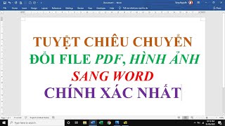 Tuyệt chiêu chuyển đổi hình ảnh, file pdf sang Word screenshot 5