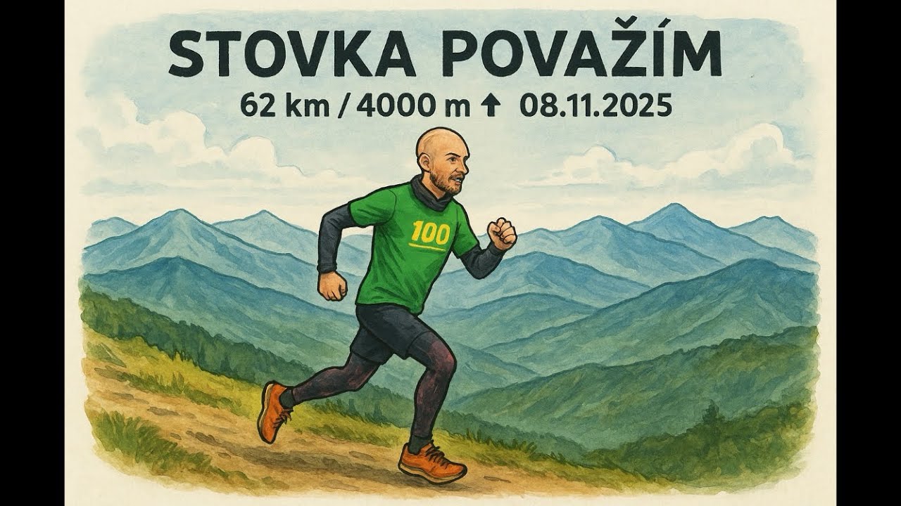100 považím - trasa B (DNF) 08.11.2025