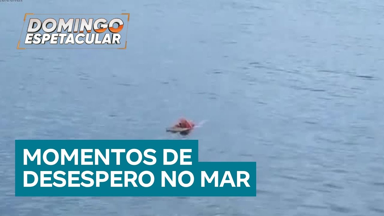 Sobreviventes relatam como conseguiram escapar de situações extremas em alto-mar