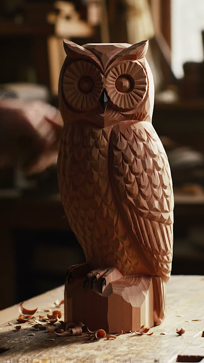 From a Block of Wood to a Majestic Owl
