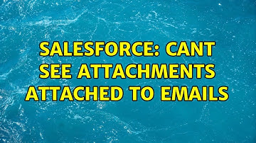 Salesforce: Cant see attachments attached to emails