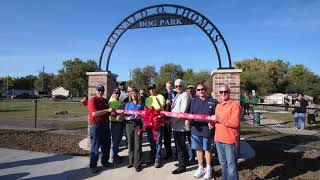 Dog Park Ribbon Cutting