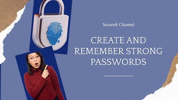PART 1: Create and Remember Strong Passwords #CyberSecurityTips  #OnlineSafety #TechTips