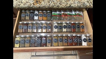 Spice organization/ organize with me / declutter / house cleaning motivation