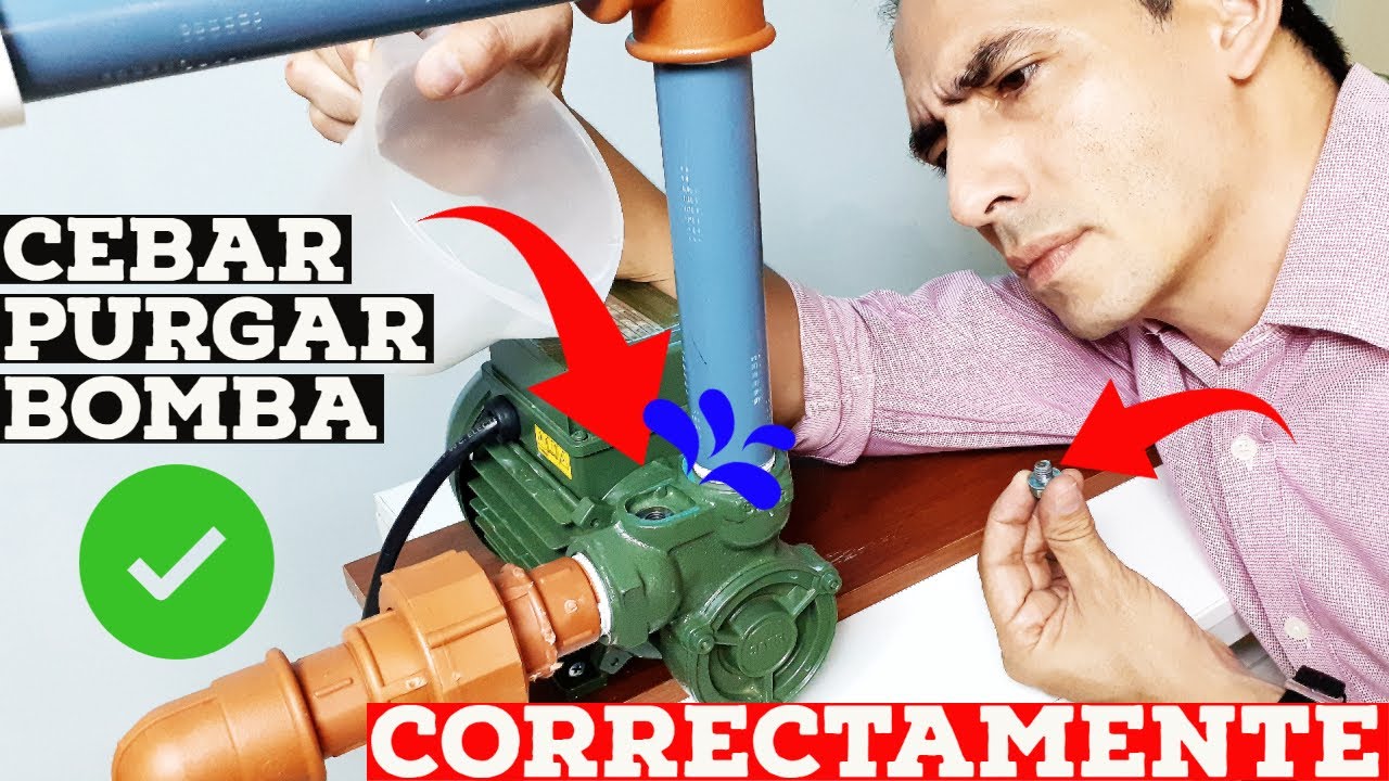 🤯Cómo PURGAR (CEBAR) una BOMBA de agua- LO QUE NECESITAS SABER - YouTube