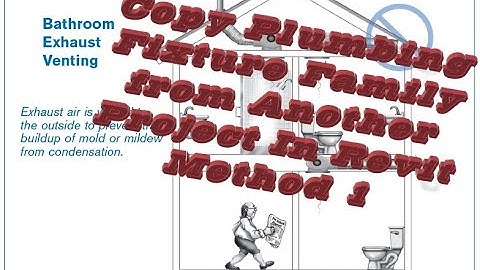 Copy Plumbing Fixture Family from Another Project In Revit
