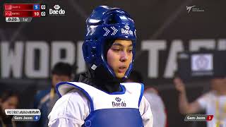 310 W-62kg R-32 SALIH Safia MAR 🔵 vs 🔴 KAYIR Ikra TUR I Guadalajara 2022 WT Championships