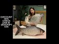 30-100cm Simulation Funny Fish Plush Toys Stuffed Soft Animal Carp Plush Pillow Creative Sleep Cushi