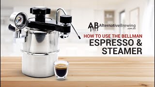 How to use the Bellman Stovetop Espresso Maker & Steamer