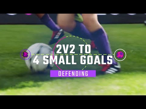 2v2 to 4 Goals: Defending | Fun Soccer Drills by MOJO