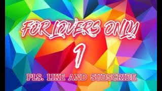 FOR LOVERS ONLY vol. 1 || DJ NB || M-PLANET COLLECTIONS