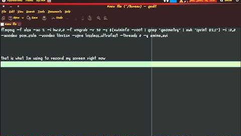 how to record your screen on ubuntu 10.10 using ffmpeg
