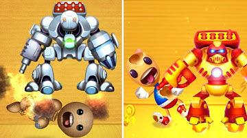 Buddybot Droid New vs 2 Buddyman | Kick the Buddy vs Kick the Buddy 2 Forever