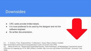 CS 364 - CRC Cards