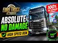 Absolute NO DAMAGE High Speed Run! Euro Truck Simulator 2 Challenge
