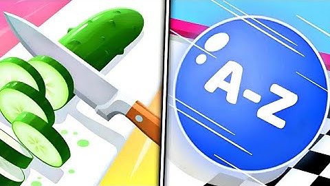 Perfect Slices Vs A-Z Run - All level Mobile Gameplay Walkthrough Android iOS