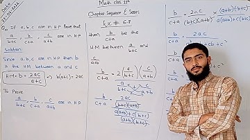 Sequence and Series | Class 11 | Ex 6.8 Q6,7,8,9 and 10 | Sindh board | H.P