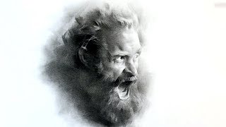 'Bearded man' Drawing in Pencil