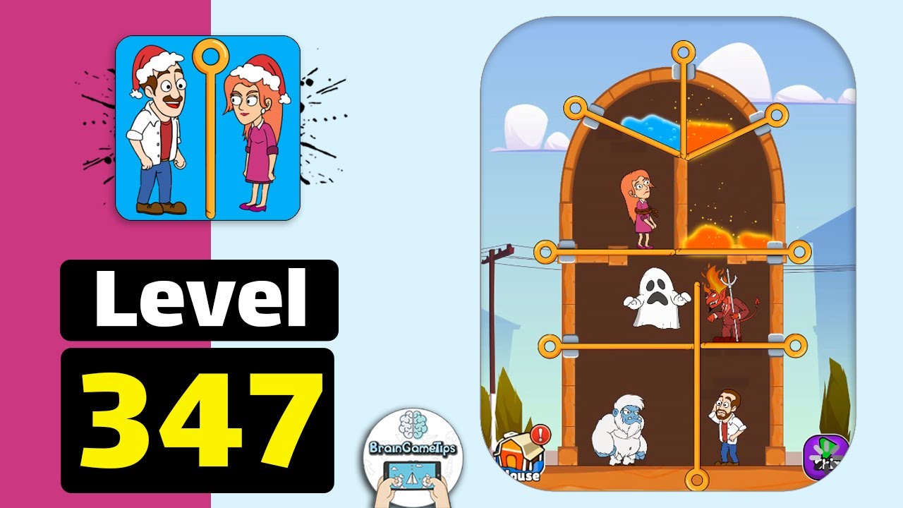 Home Pin: Pull The Pin Puzzle - Level 347 Walkthrough