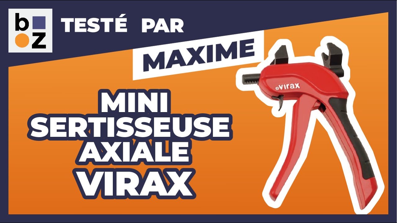 Machine à sertir électrique sans galets VIRAX - Quincaillerie Tunisie