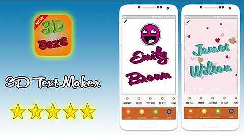 3D Text Maker - 3D Text On Pictures Android | Codecanyon Scripts and Snippets