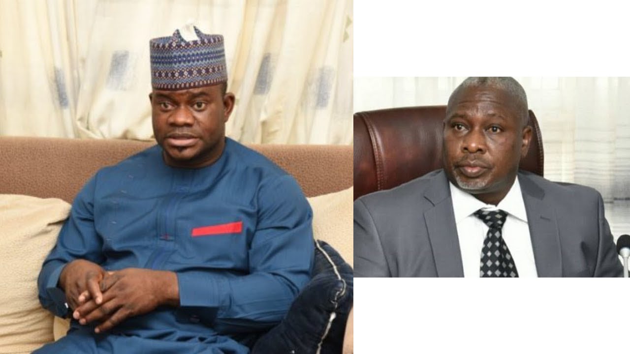 nigerian scammer caught Gov. Yahaya Bello - My Deputy is ‘An Angry Suckling’