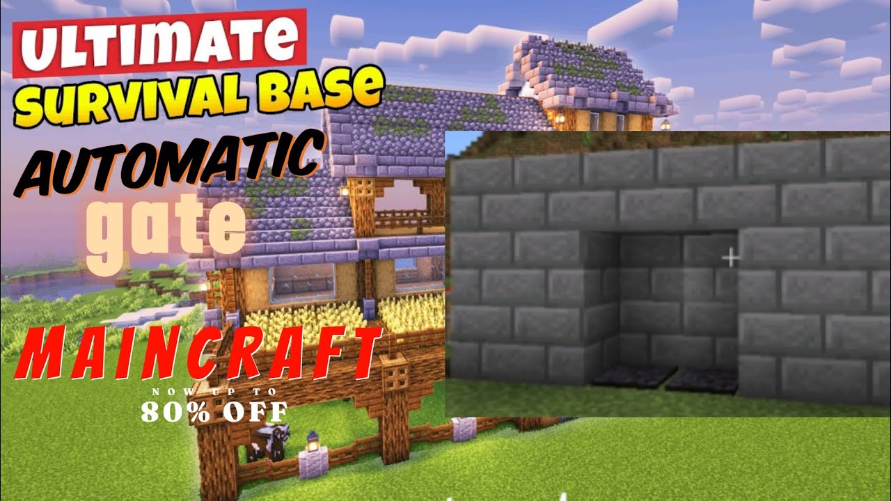 maincraft me automatic gate kese banate hai #shorts #maincraft - YouTube