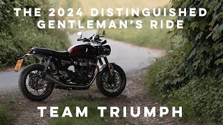 The Solent Distinguished Gentleman's Ride | Team Triumph |Speed Twin Stealth Edition