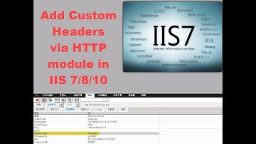 Add Custom Headers via HTTP module in IIS 7/8/10 (For .net 1.1 legacy app)