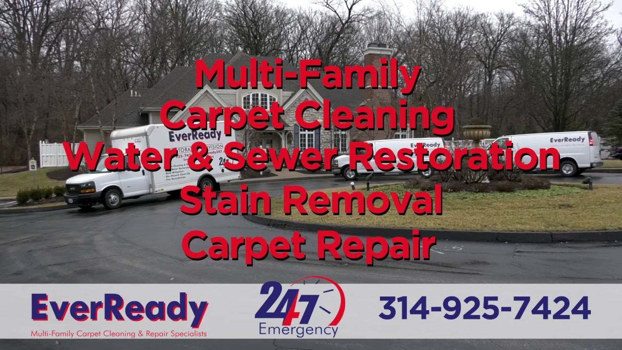 EverReady multifamily carpet cleaning, water & sewer restoration